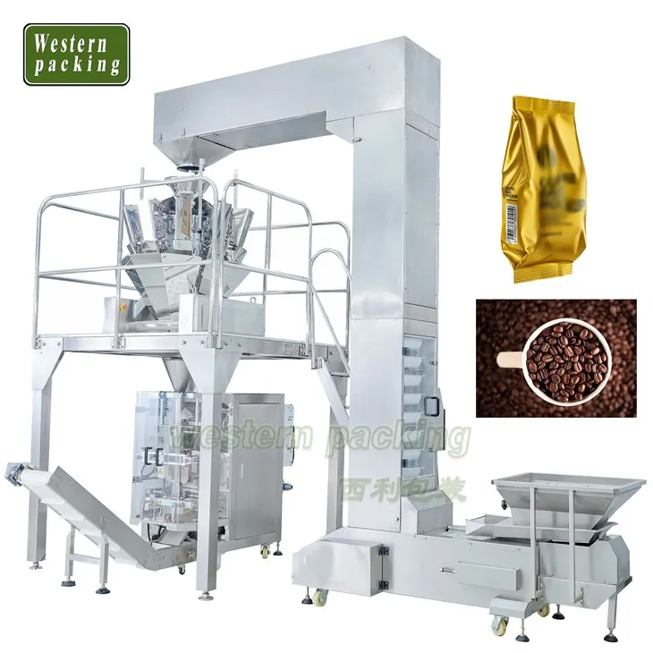 Z Liftli kartoshka gofretlarini qadoqlash mashinasi