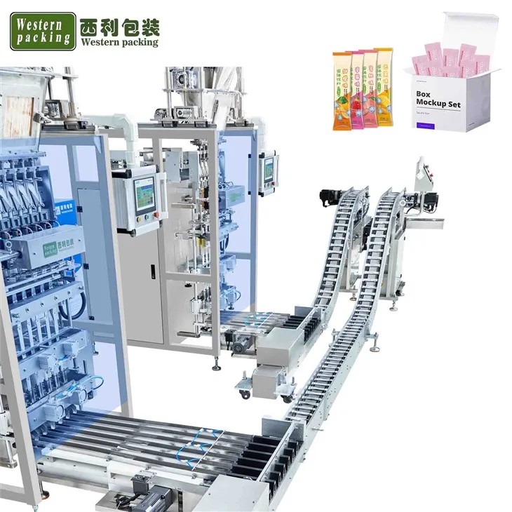 Saketlarni yopish uchun avtomatik karton mashinasi